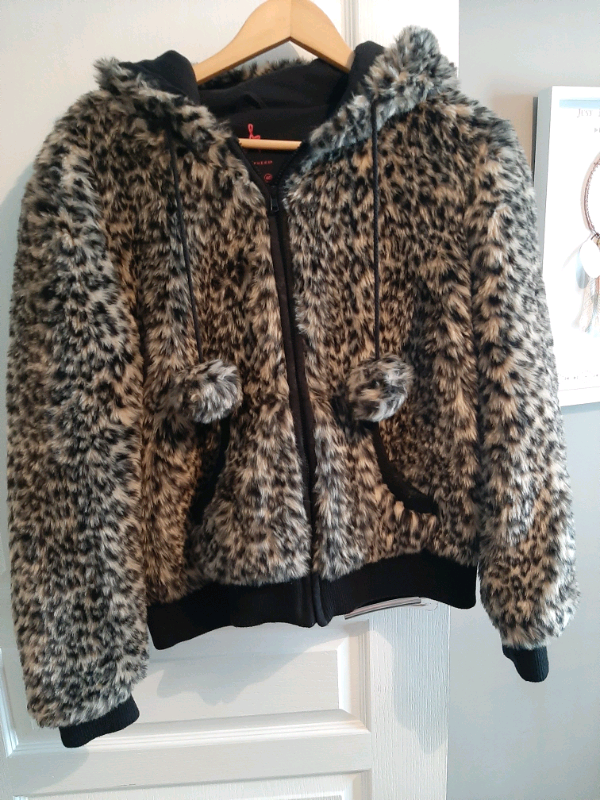 leopard print blazer size 20